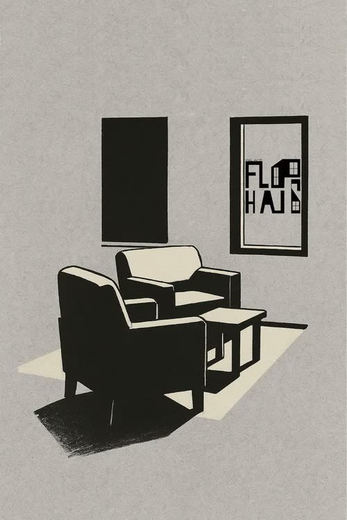Palace Flophaus — the mark framed above two armchairs