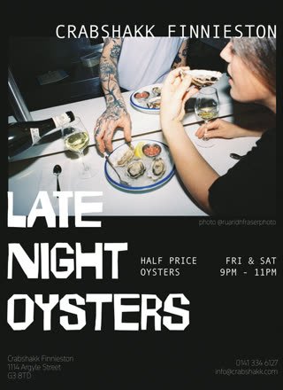 Crabshakk — Late Night Oysters print