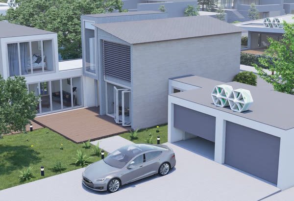 Katrick Technologies — residential installation render