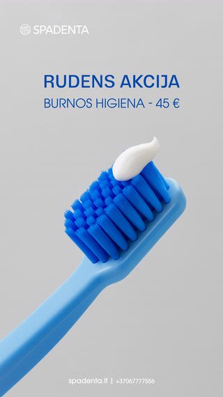 Spadenta — autumn campaign, oral hygiene